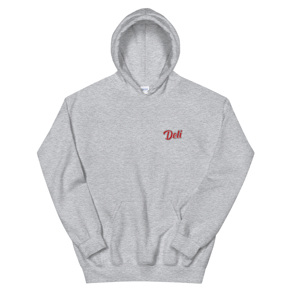 "BRED" Small Logo Hoodie